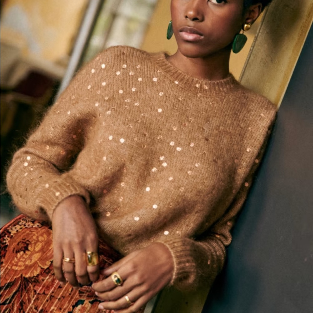 Sézane Ludivine Mohair Sweater